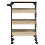 Carro de Cocina Roble Sonoma 53 x 20 x 76 cm