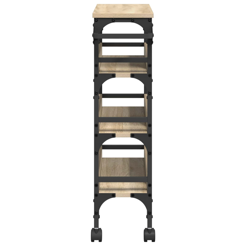 Carro de Cocina Roble Sonoma 53 x 20 x 76 cm