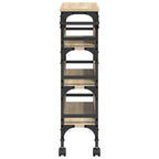 Carro de Cocina Roble Sonoma 53 x 20 x 76 cm