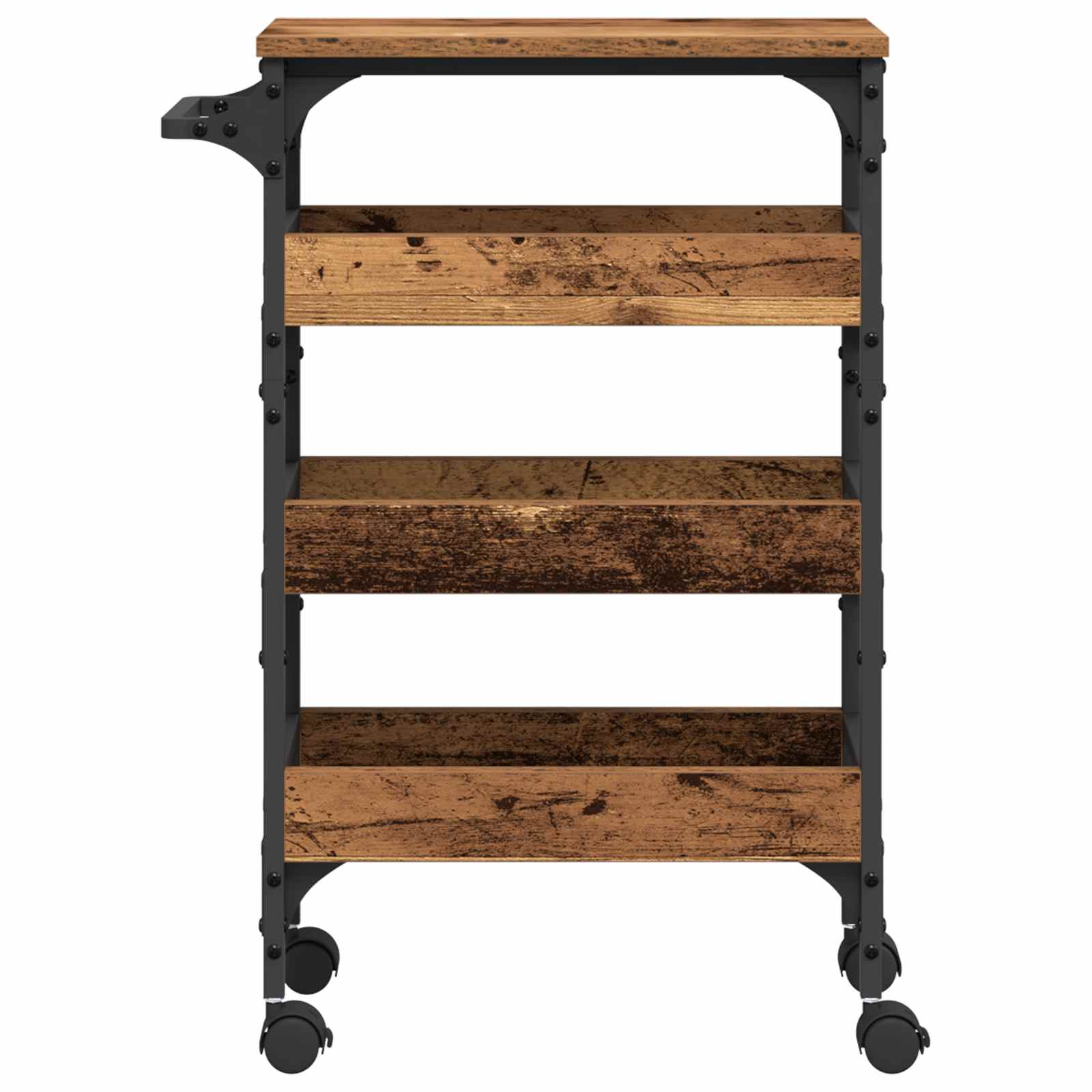 Carro de Cocina Madera Vieja 53 x 20 x 76 cm