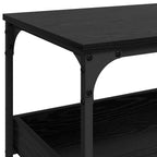 Carro de Cocina Roble Negro 60 x 41 x 80.5 cm