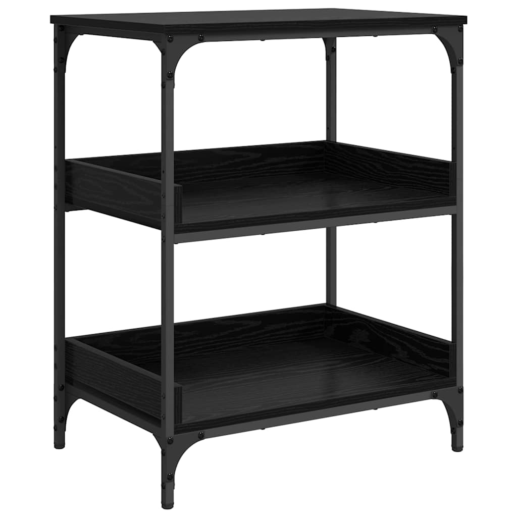 Carro de Cocina Roble Negro 60 x 41 x 80.5 cm