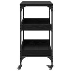 Carro de Cocina Roble Negro 60 x 41 x 80.5 cm