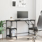 Escritorio Roble Negro 120 x 50 x 75 cm Madera contrachapada