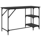 Escritorio Roble Negro 120 x 50 x 75 cm Madera contrachapada