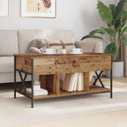 Mesa de Café Madera envejecida 100 x 55 x 48.5 cm