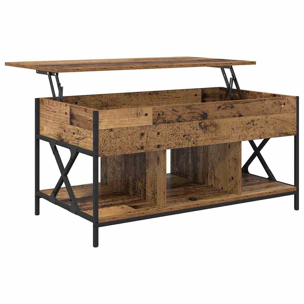 Mesa de Café Madera envejecida 100 x 55 x 48.5 cm