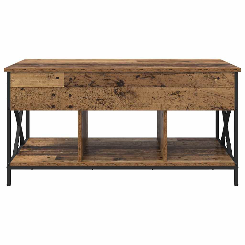 Mesa de Café Madera envejecida 100 x 55 x 48.5 cm
