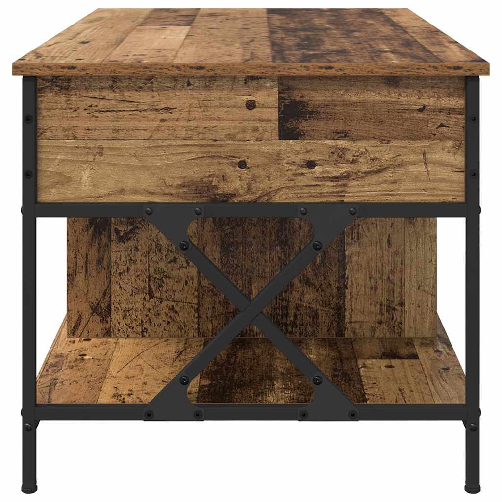 Mesa de Café Madera envejecida 100 x 55 x 48.5 cm
