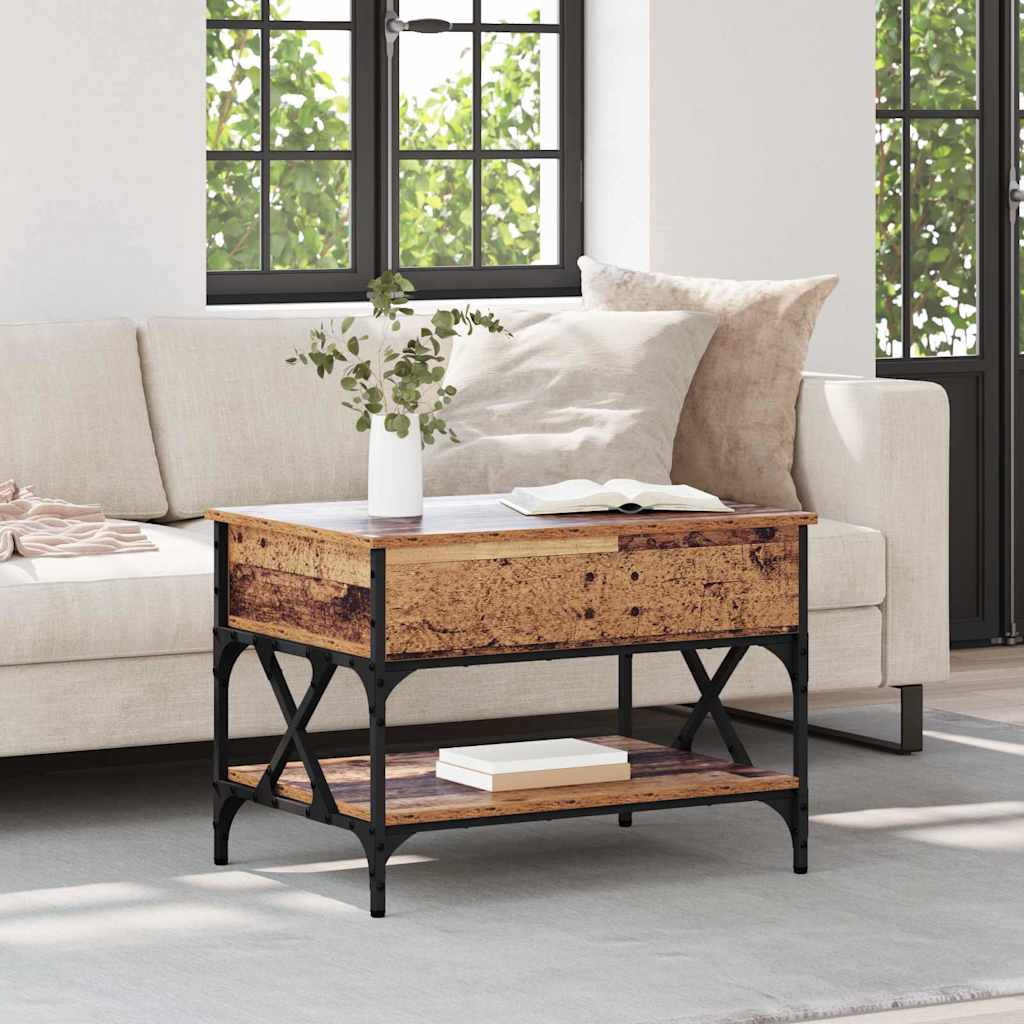 Old Wooden Coffee Table 100 x 50 x 50 cm Plywood