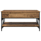 Mesa de Café Madera Vieja 100 x 50 x 50 cm Madera contrachapada