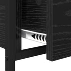 Mesa de Café Roble Negro 70 x 50 x 54.5 cm Madera de ingeniería