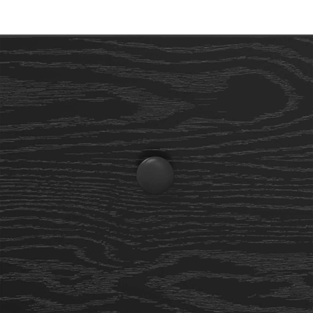 Mesa de Café Roble Negro 70 x 50 x 54.5 cm Madera de ingeniería