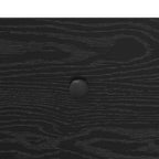 Mesa de Café Roble Negro 70 x 50 x 54.5 cm Madera de ingeniería