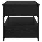 Mesa de Café Roble Negro 70 x 50 x 54.5 cm Madera de ingeniería