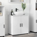 Gabinete de Baño 61 x 35 x 64 cm Madera contrachapada & Metal