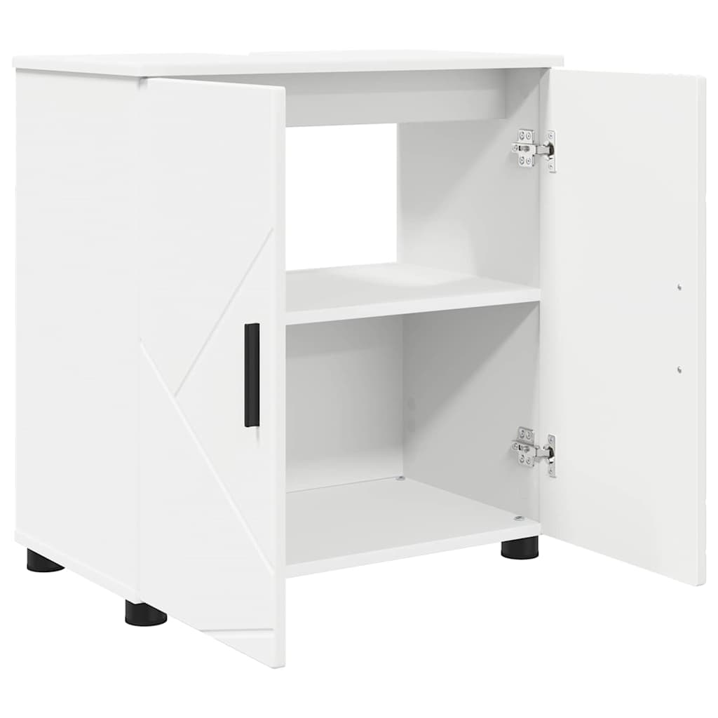 Gabinete de Baño 61 x 35 x 64 cm Madera contrachapada & Metal