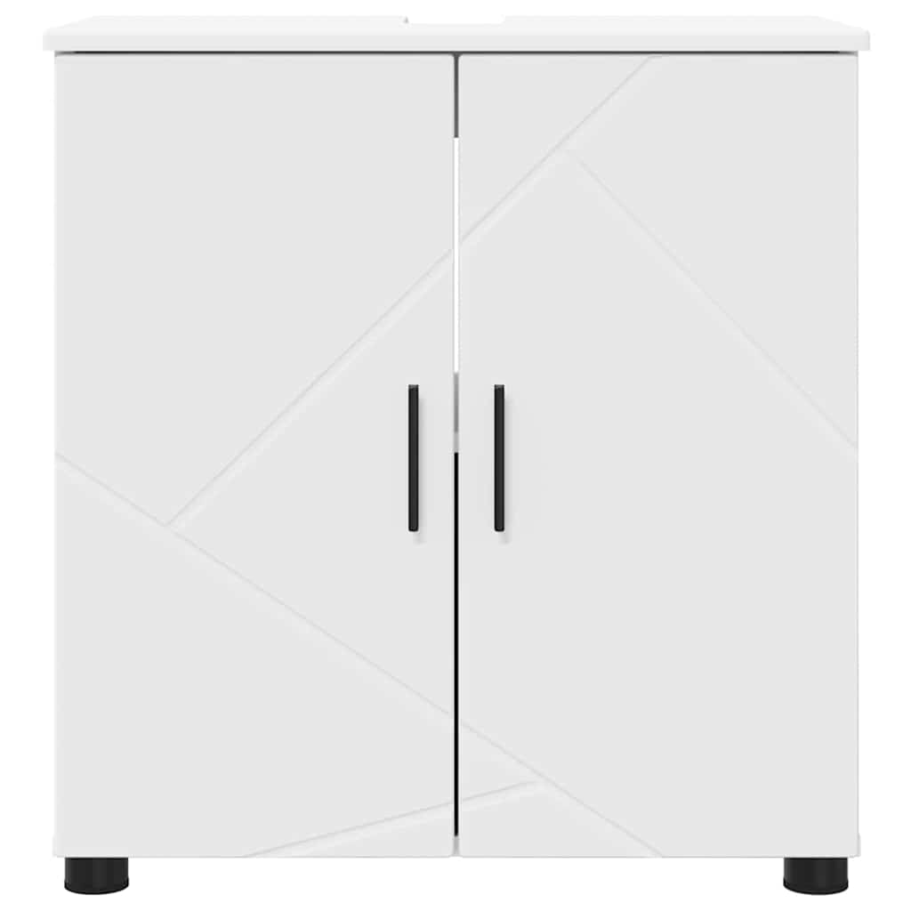 Gabinete de Baño 61 x 35 x 64 cm Madera contrachapada & Metal