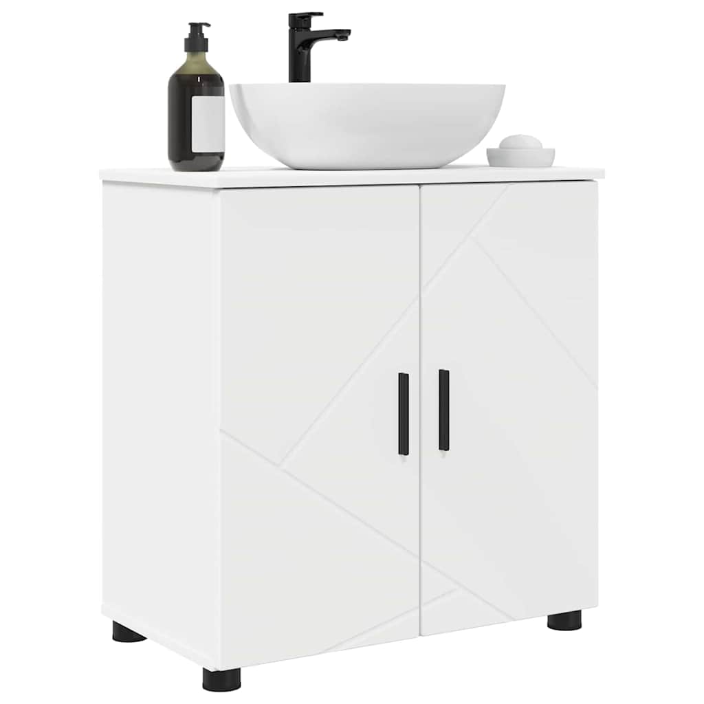 Gabinete de Baño 61 x 35 x 64 cm Madera contrachapada & Metal
