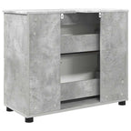 Gabinete de Baño con cajón Gris Concreto 76,5 x 35 x 64 cm
