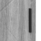 Gabinete de Baño con almacenamiento Gris Sonoma 60 x 35 x 80 cm