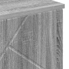 Gabinete de Baño con almacenamiento Gris Sonoma 60 x 35 x 80 cm
