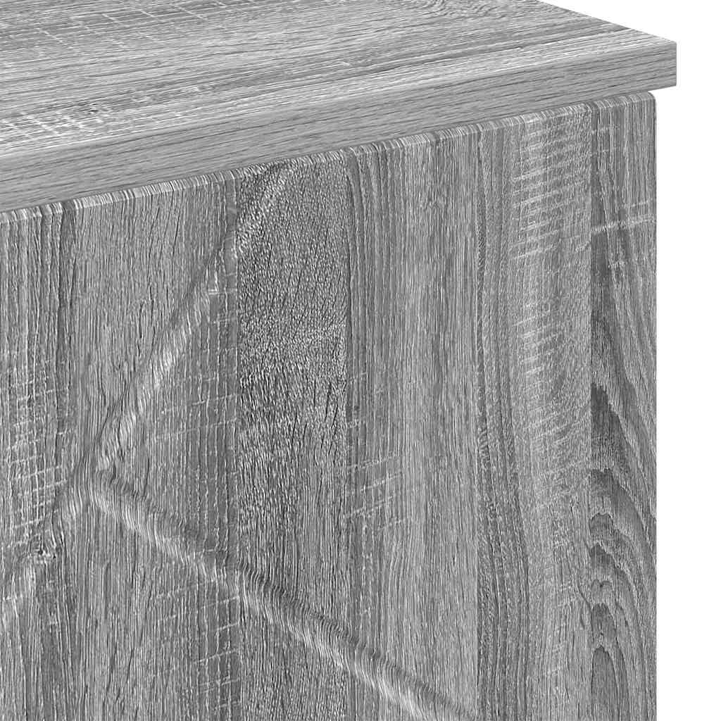 Gabinete de Baño con almacenamiento Gris Sonoma 60 x 35 x 80 cm