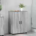 Gabinete de Baño con almacenamiento Gris Sonoma 60 x 35 x 80 cm