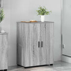 Gabinete de Baño con almacenamiento Gris Sonoma 60 x 35 x 80 cm