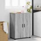 Gabinete de Baño con almacenamiento Gris Sonoma 60 x 35 x 80 cm