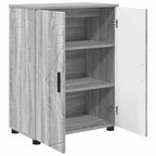 Gabinete de Baño con almacenamiento Gris Sonoma 60 x 35 x 80 cm