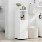 Gabinete de Baño 30 x 35 x 95 cm Madera contrachapada & Metal