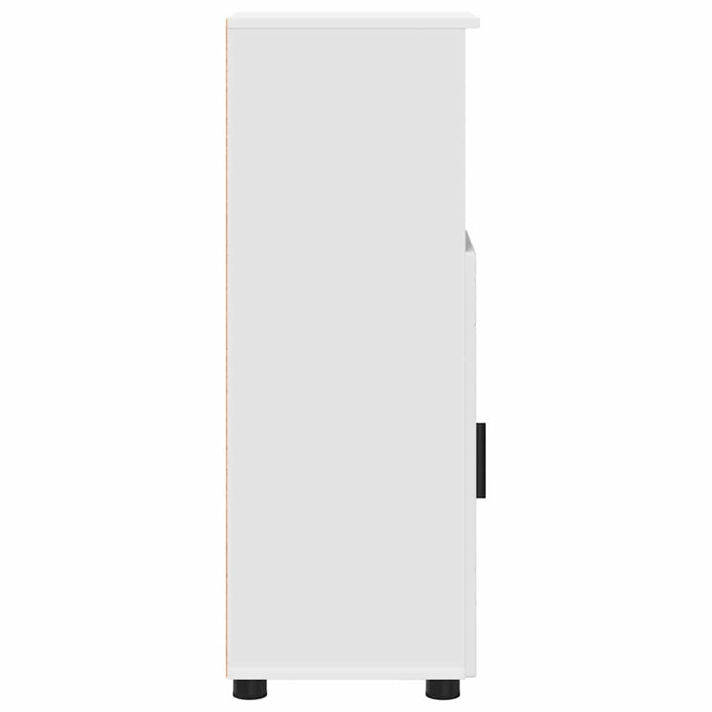 Gabinete de Baño 30 x 35 x 95 cm Madera contrachapada & Metal