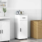 Gabinete de Baño 30 x 35 x 80 cm Madera contrachapada & Metal