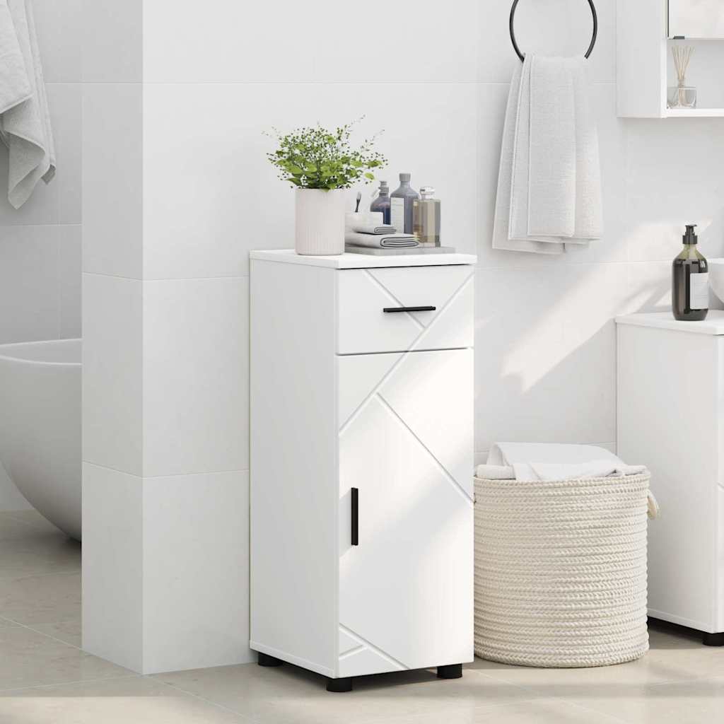 Gabinete de Baño 30 x 35 x 80 cm Madera contrachapada & Metal