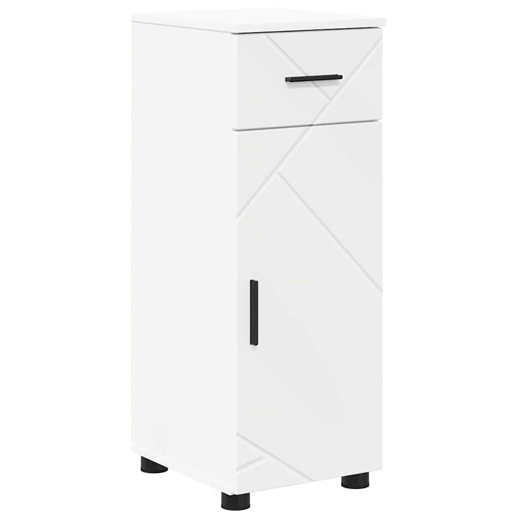 Gabinete de Baño 30 x 35 x 80 cm Madera contrachapada & Metal
