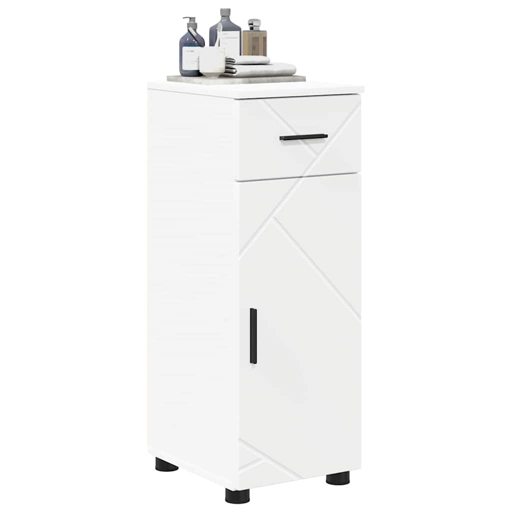 Gabinete de Baño 30 x 35 x 80 cm Madera contrachapada & Metal
