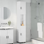 Gabinete de Baño 30 x 35 x 192 cm Madera contrachapada & Metal