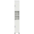 Gabinete de Baño 30 x 35 x 192 cm Madera contrachapada & Metal