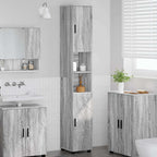 Gabinete de Baño 30 x 35 x 192 cm Madera contrachapada & Metal