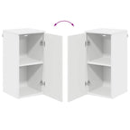 Gabinete de Baño 30 x 31,5 x 61 cm Madera contrachapada & Metal