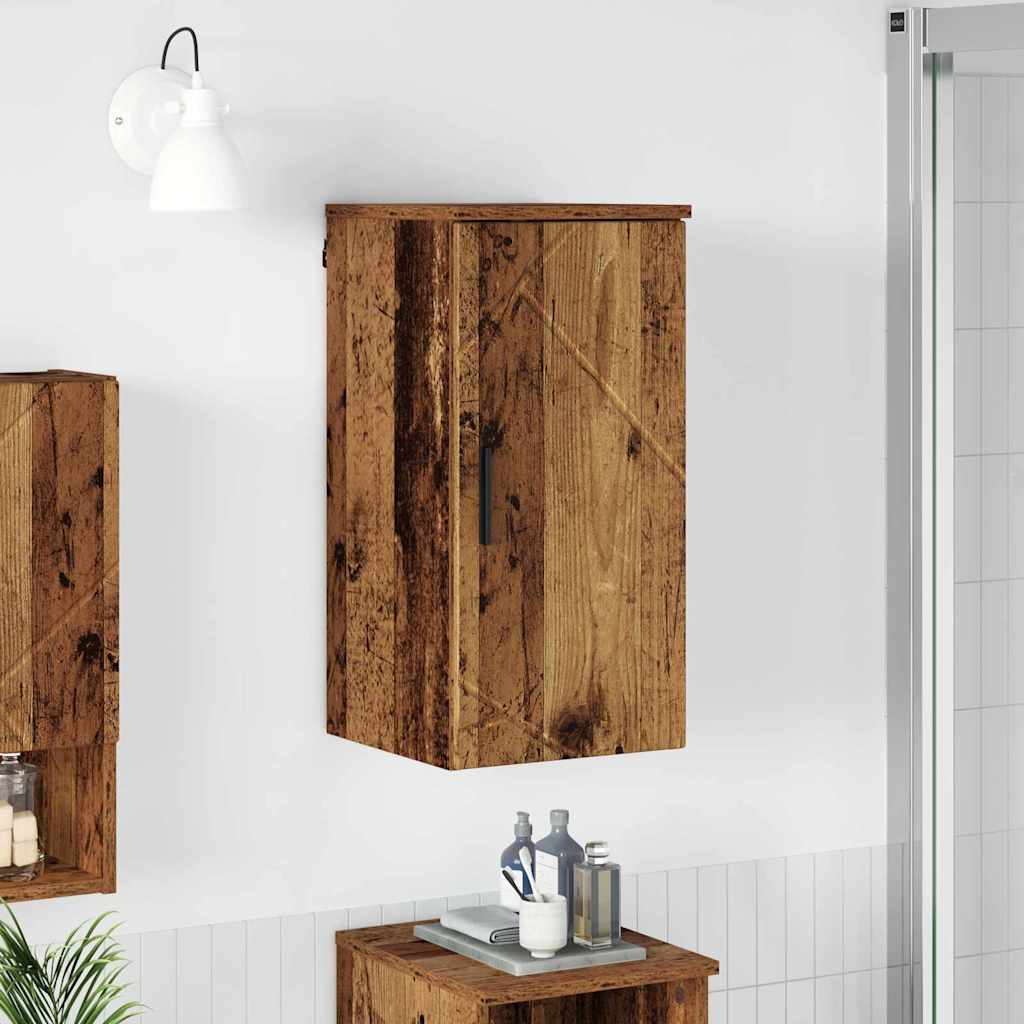 Bathroom Cabinet 30 x 31.5 x 61 cm Plywood & Metal