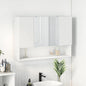 Mirror Cabinet 80 x 17 x 55 cm Engineered Wood