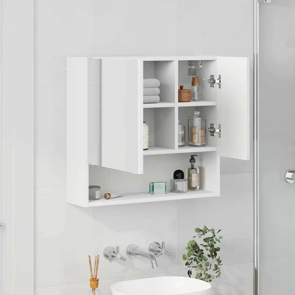 Armario con Espejo 59 x 17 x 55 cm Madera de ingeniería