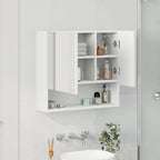 Armario con Espejo 59 x 17 x 55 cm Madera de ingeniería