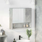 Mirrored Cabinet 59 x 17 x 55 cm Engineered Wood