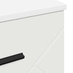 Armario de Noche Blanco 38 x 38 x 66 cm Madera contrachapada