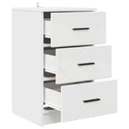Armario de Noche Blanco 38 x 38 x 66 cm Madera contrachapada