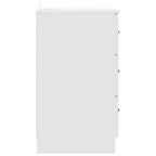 Armario de Noche Blanco 38 x 38 x 66 cm Madera contrachapada