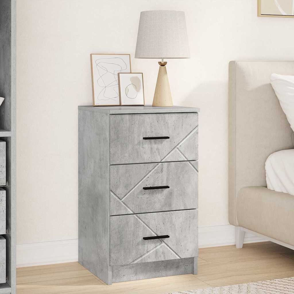 White Nightstand 38 x 38 x 66 cm Plywood